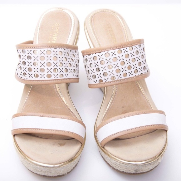 Sperry Shoes - Sperry Top Sidder Espadrille Sandal Size 7 White